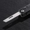Keychain Swiss Knife Multifunctional EDC Folding Army Knife Self-defense Emergency Combination Tool Pendant Screwdriver Scissors