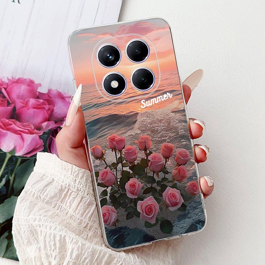 For Xiaomi Redmi Note 14 Pro Plus Case New Popular Flower Marble Soft Silicone Cover For Xiaomi Redmi Note 14 Pro Global Capinha