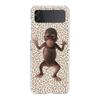 Transparent Phone Case For Samsung Galaxy Z Flip 3 4 5 6 7 Hard Folding PC Z Flip3 Flip4 Cover Cute Funny Monkey