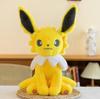Flareon 45CM Plush Toy Cartoon Anime Filled Kawaii Eeveelution Flareon Vaporeon Soft Pillow Plush Doll Boy Girl Gift