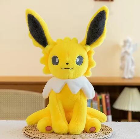 Flareon 45CM Plush Toy Cartoon Anime Filled Kawaii Eeveelution Flareon Vaporeon Soft Pillow Plush Doll Boy Girl Gift