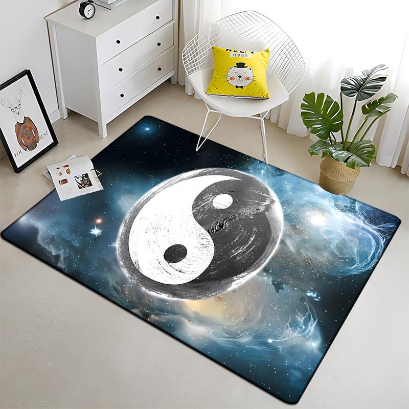 Chinese Five Elements Tai Chi Eight Diagrams Carpet Living Room Children's Carpet Home Decor Carpet Door Mat Rugs for Bedroom