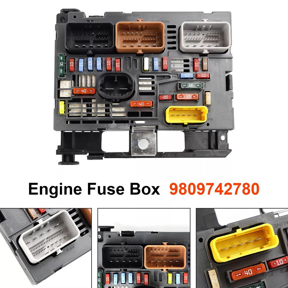 9809742780 9664705980 9675877980 Fuse Box Unit Assembly Under Bonnet BSM R02=R19 for Citreon C5 C4 Peugrot