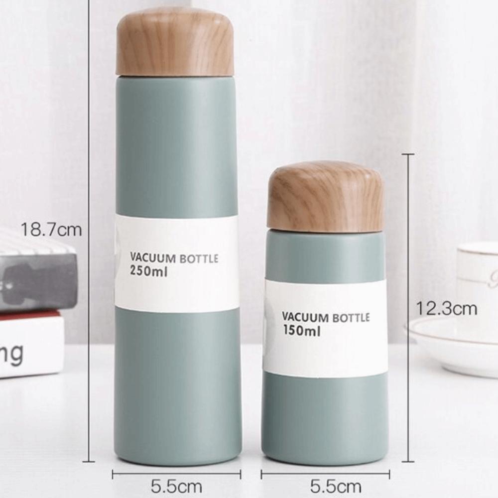 

Пластиковые крышки Мини бутылка для воды для напитков 150 мл/250 мл Мини термос Портативная термокружка Кофейные чашки 150ML зелёный