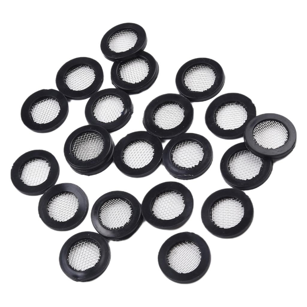 Rubber Washer 20pcs 40 Mesh Accessories Filter Net