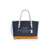 Mollie Brand Logo Canvas With Leather Tote Bag, Shopping Bag, Portable Crossbody Bag, Shoulder Bag 23 Women's C4085-SVSQ7