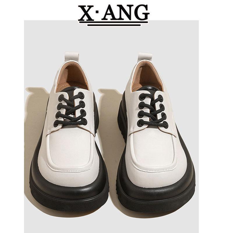 

Leather lace-up small leather shoes spring and summer new Mary Jane women s shoes single shoes 40