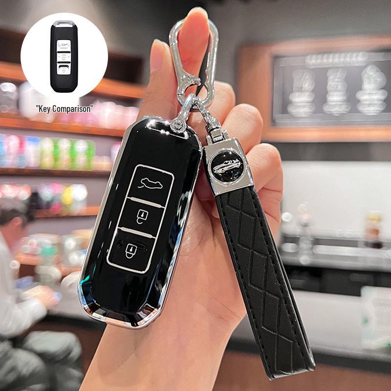 Baojun 560/530/510/730/310w/E100/E200 Car Key Cover - Protective Case with Buckle for Men & Women