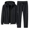 Sports Plus Velvet Thick Suit Men 'S Sports Casual Men 'S Plus Velvet Men 'S Winter Cotton Suit 