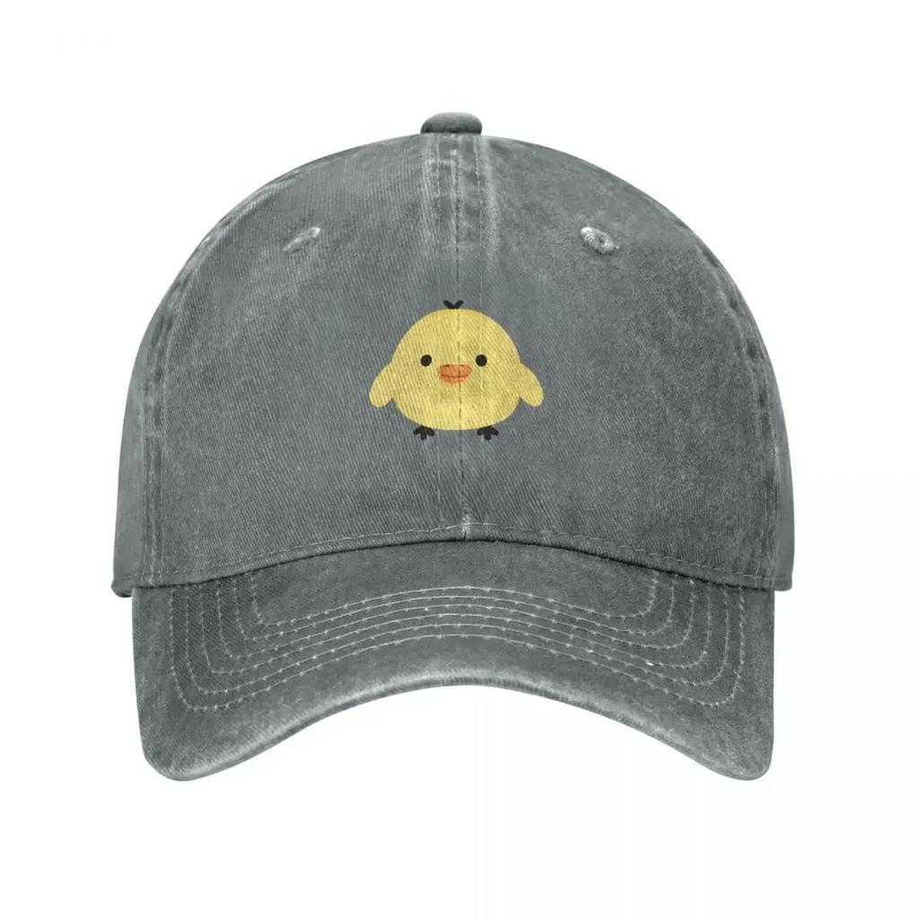 Kiiroitori Duck Plushie Sticker Baseball Cap Sun Hat For Children Luxury Man Cap Streetwear Golf Wear Men Women's
