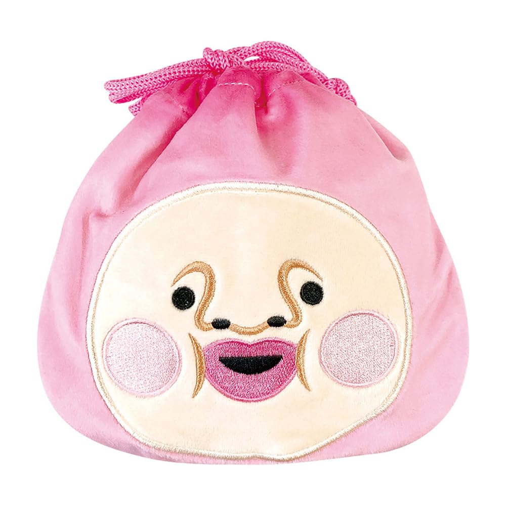 Tees Factory Kobito Zukan Plush Drawstring Bag, Kakuremomojiri, H160 x W160mm, KD-5530369KM