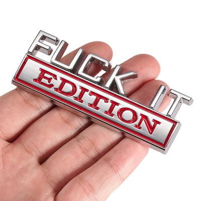 Automobilio emblema 3D lipdukai Automobilių ženkleliai Vardinė lentelė Metalinis lipdukas Raidės Žodžių emblemos