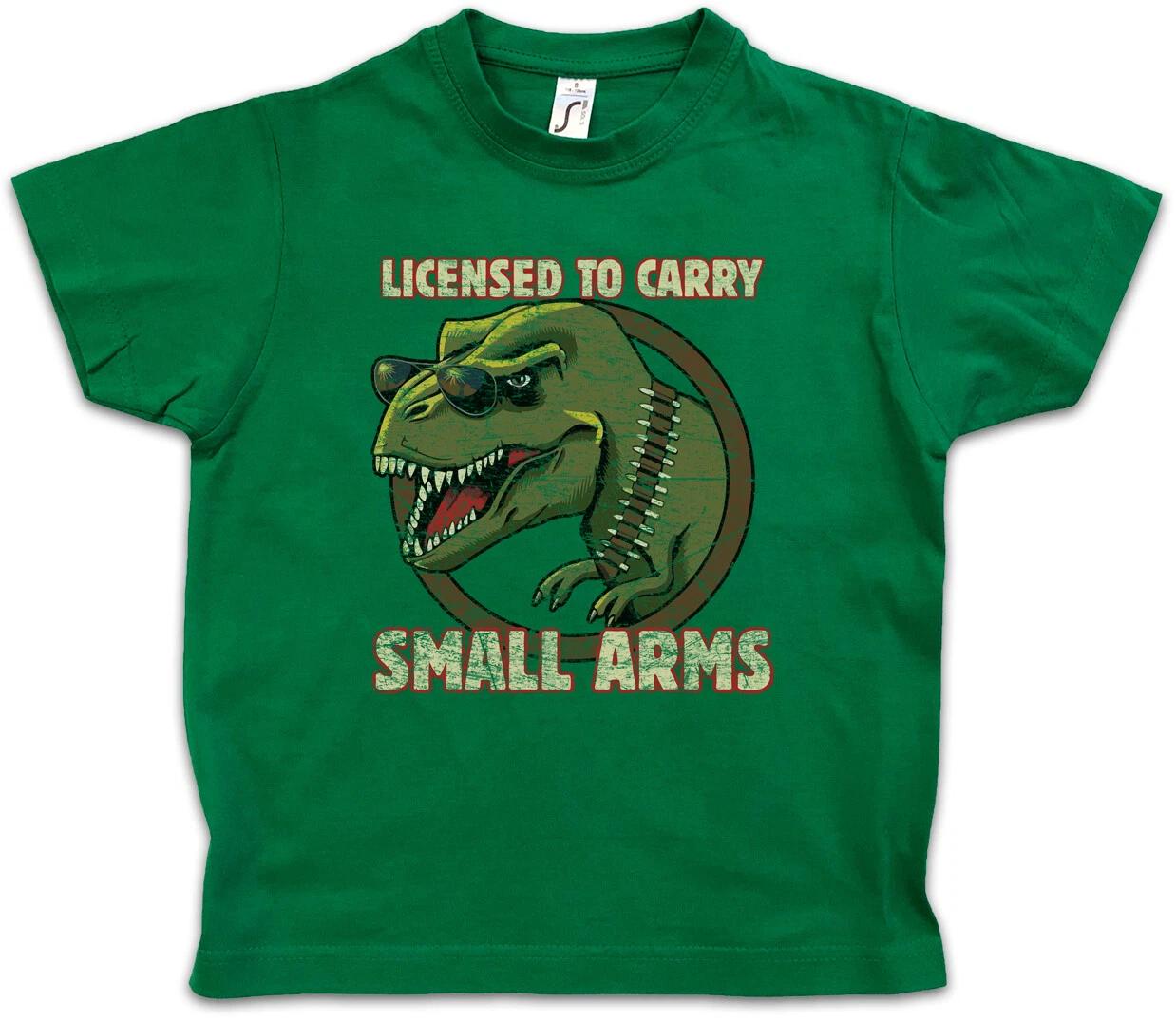 Licensed To Carry Small Arms Kids Boys kids boys T-Shirt Tyrannosaurus T-Rex Fun Fire 110