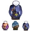 Fortnite Battle 3d Printed Hoodie Jacket Sweatshirt Spandex Material Round Neck Hip Hop Style