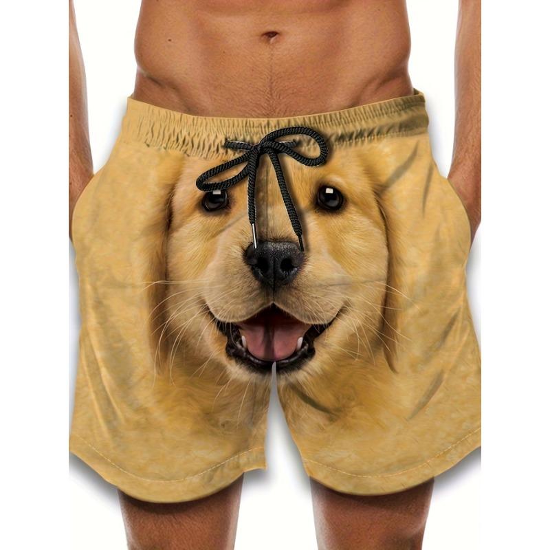

Stylish 3D Print Shorts for Men Featuring Cute Pet Dog Designs, Perfect for Casual Sports, Hip-Hop, Rock Parties, And Streetwear S