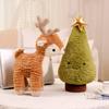 Xmas Plushie Tree Cute Stuffed Christmas Elk Reindeer Plush Deer Toy Pine Ring Bell Ginger Bread Chocolate House Bell