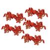 5 pairs of traditional Chinese knots with a frog button for Hanfu DIY handbag