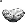 1 piece of steel fruit basket, creative drainage display of fruit container, storage of vegetable supplies in home kitchen