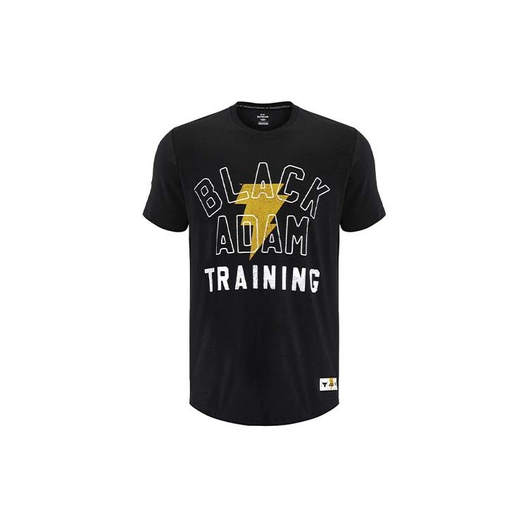 Under Armour Black Adam Graphic 2 Vintage Letter Print Crew Neck Short Sleeve T-Shirt Men Black 1377758-001 XS