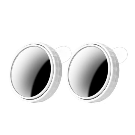 2 Stück Rückspiegel für den toten Winkel beim Fahren, klein, rund, konvex, verstellbar, um 360 Grad drehbar, Weitwinkel-Auto-Rückspiegel, universell für Autos, passend für Automobile