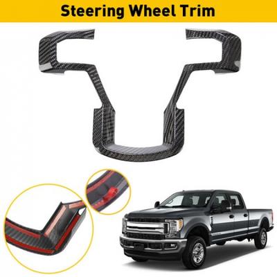 Steering Wheel Cover Trim Interior Accessories For Ford F150 F250 F350 2017-