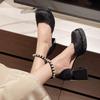 Wind Bag Head Sandals Women's New 2025 Spring and Summer Mary Jane Single Shoes New Chinese High Heels Women's Sandals