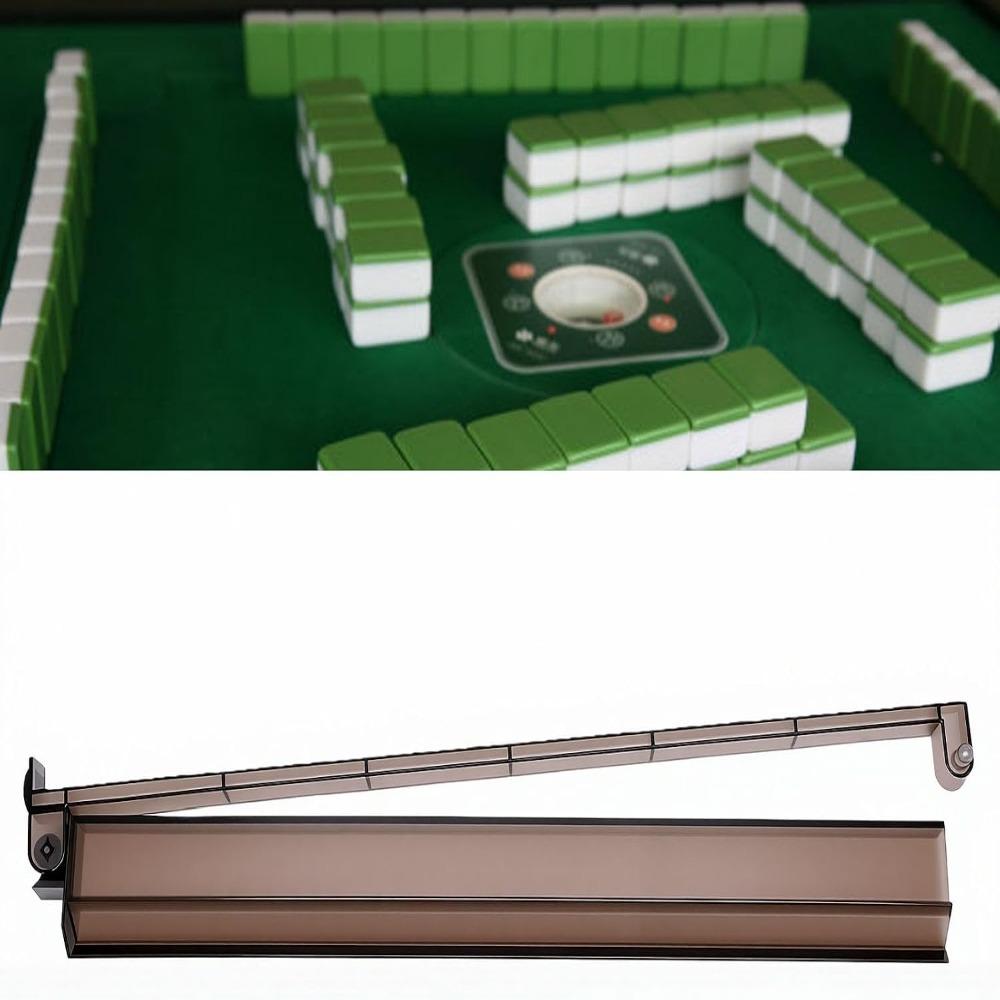 Transparent Wavy Mahjong Tile Rack 18 Inch Mahjong All-in-One Rack Mahjong Tile Holder For Family
