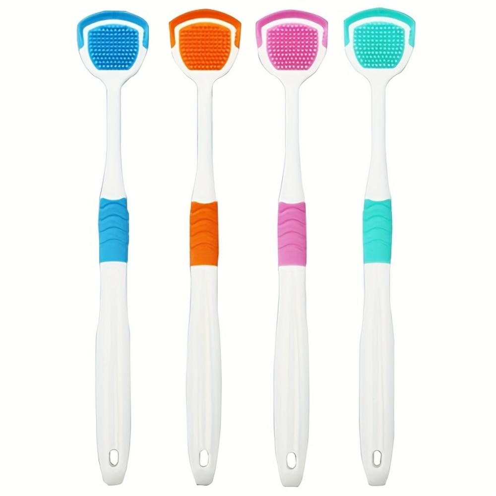 Gratte-langue en silicone - outil de soins bucco-dentaires pour adultes