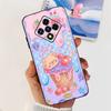 Lovely Painted Case For Infinix Zero 8 8i X687 X687B Soft TPU Back Cover For Infinix Zero8 Zero8i Black Silicon Phone Cases