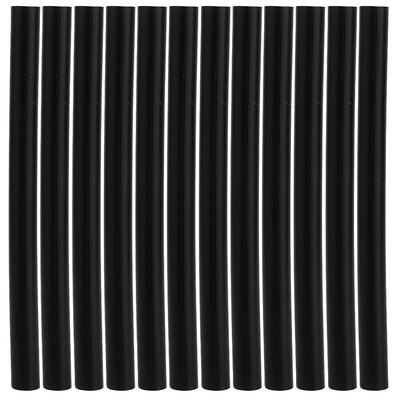 12Pcs Professionelle Perücke Haar Verlängerung Hot Melt Kleber Sticks Haar Styling Werkzeug Schwarz