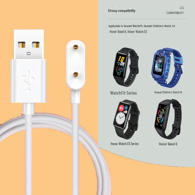 Compatible with Huawei Bracelet Pro7, Watch X5/X5 Pro, Fit, and Bracelet 9 Magnetic Charger Cable.
