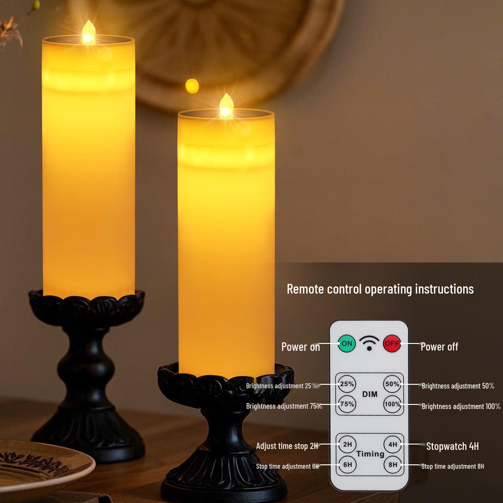

USB-Powered 12 Solar Candle Light