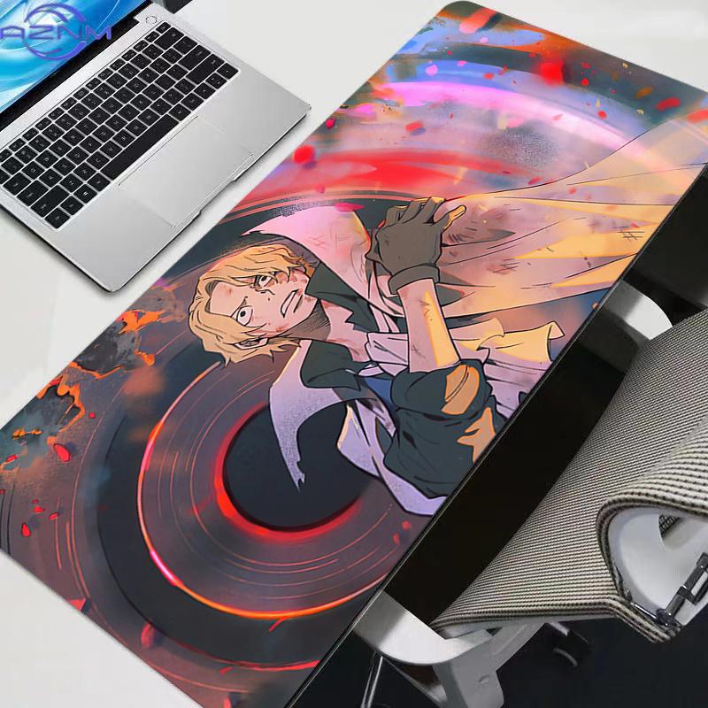 New Mouse Pads Big Carpet One Piece Sabo New Laptop Pc Gamer Keyboard Mat Mousepad Edge White Tassel Rubber Table Mat