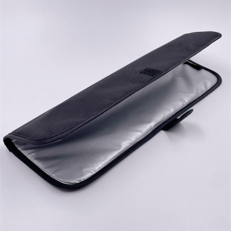 Heat Resistant Flat Iron Case Dual Use Hair Straightener Mat & Pouch Travel Curling Iron Hair Straightener Hair Tools Organizer