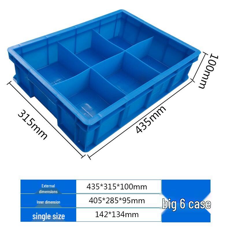 Modular Multi-Compartment Parts Organizer Box