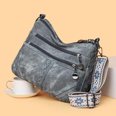 Damentasche Mehrfachtaschen Schultertasche Muttertasche Umhängetasche