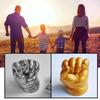 Keepsake Hands Casting Kit Large DIY Plaster Statue Molding Kit Hand Holding Suitable For Couples Weddings