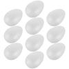 10Pcs Blank Foam Easter Eggs DIY Craft Supplies for Painting Decorating Easter Party Favors Photography Props Festive Scene