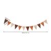300cm Felt Flag Banner Fabric Multicolor Bunting Triangles Flags Garlands Wedding Baby Shower Birthday Party Home Hanging Decor