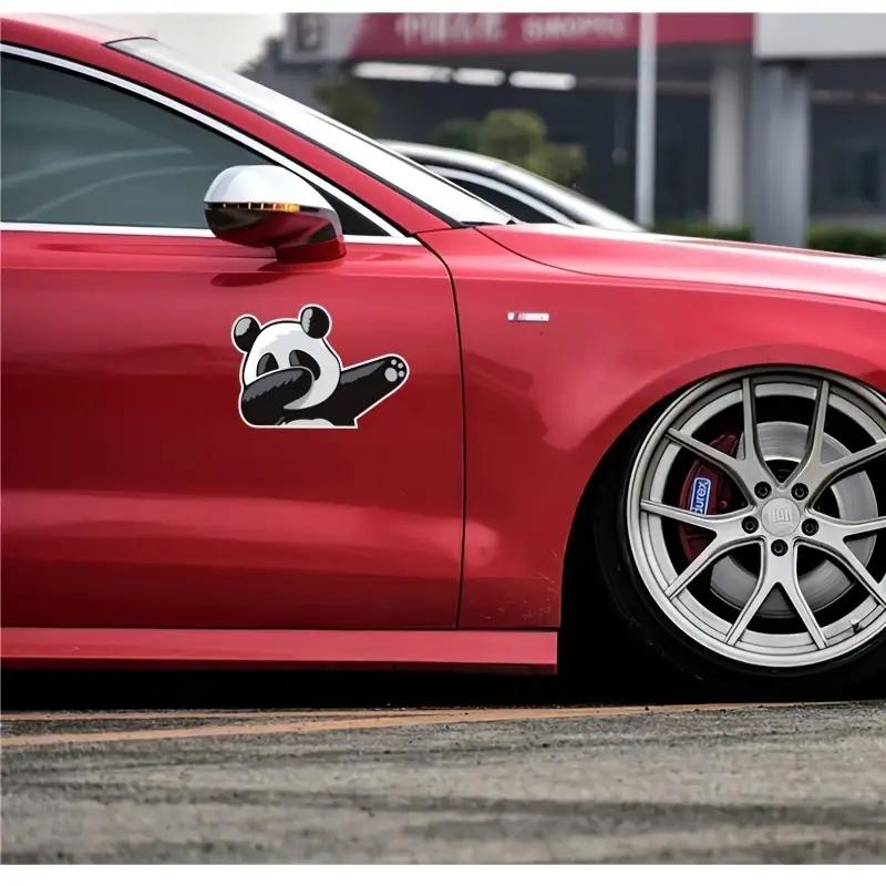 J480# Adorable Cartoon Panda Sticker On The Car Vinyl Decal Waterproof Decoration Car Stickers