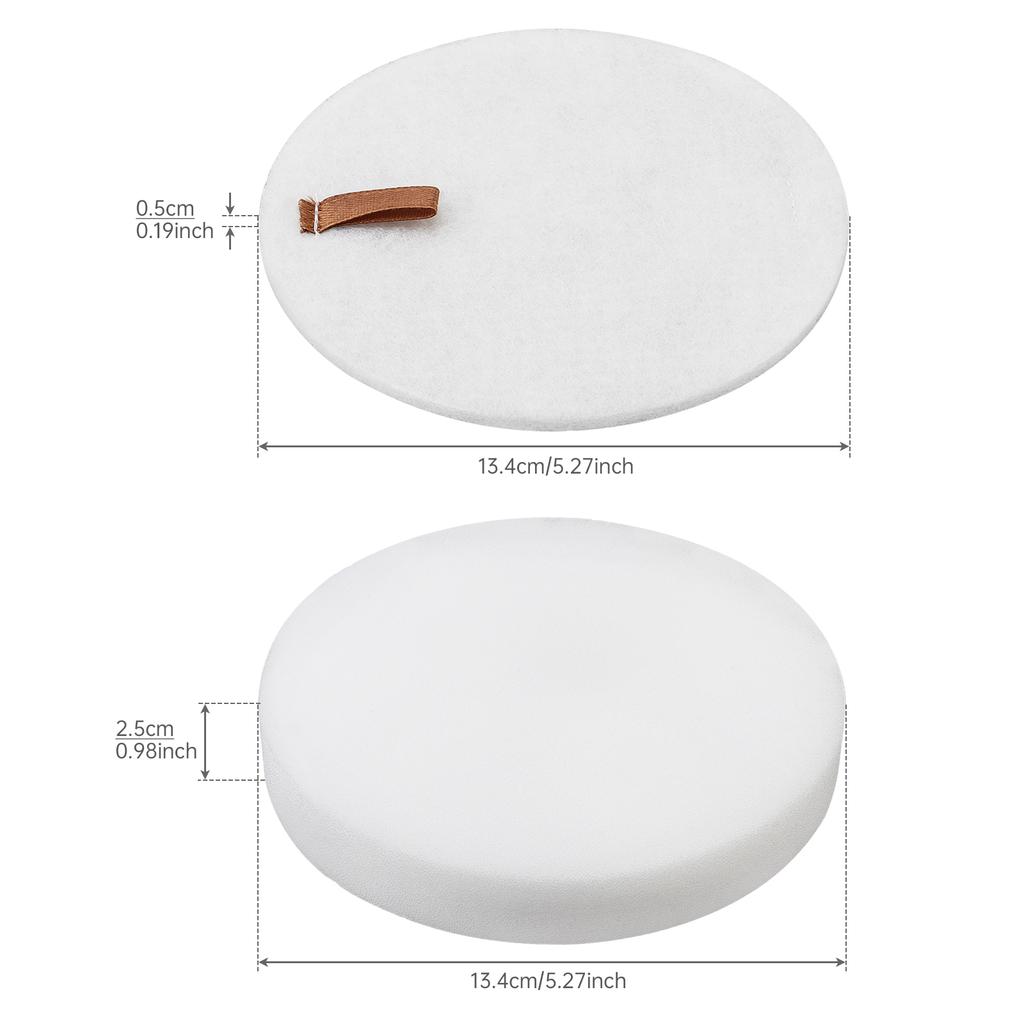 AZ2002 Vacuum Filter Replacement for Vertex DuoClean PowerFin Upright Vacuum AZ2000, AZ2000W, AZ2002, UV2500,Replace Part XFFKAZ2000