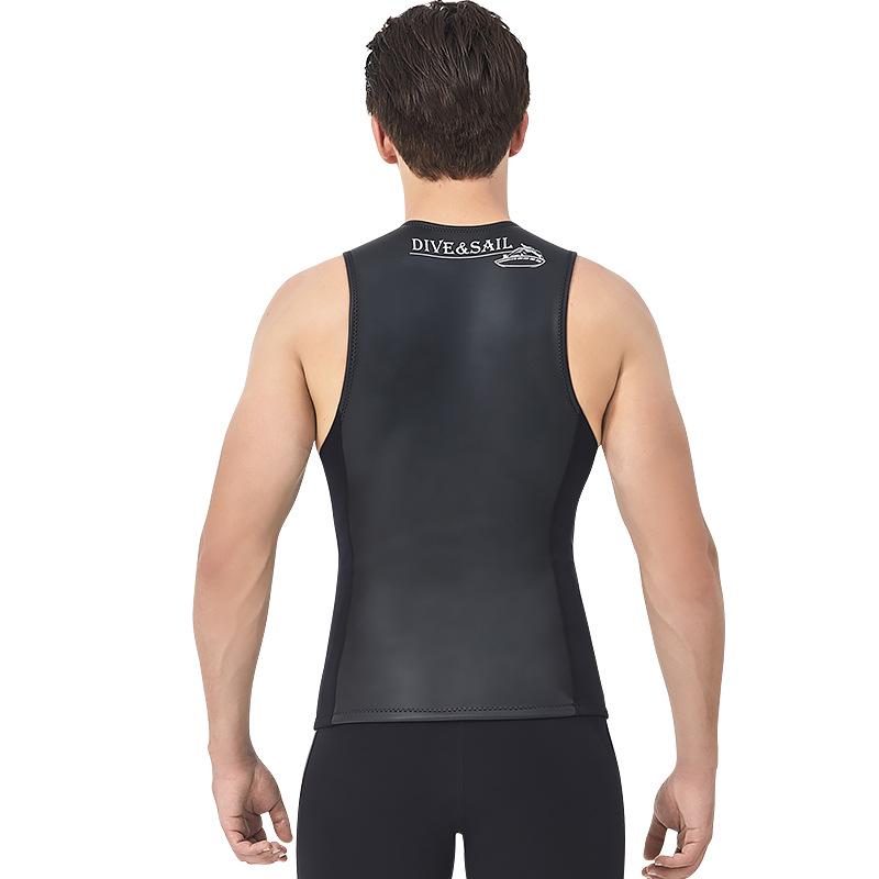 2MM Men's & Women's Sleeveless Smoothskin Wetsuit Vest - Sun Protection & Jellyfish Shield for Snorkeling & Surfing