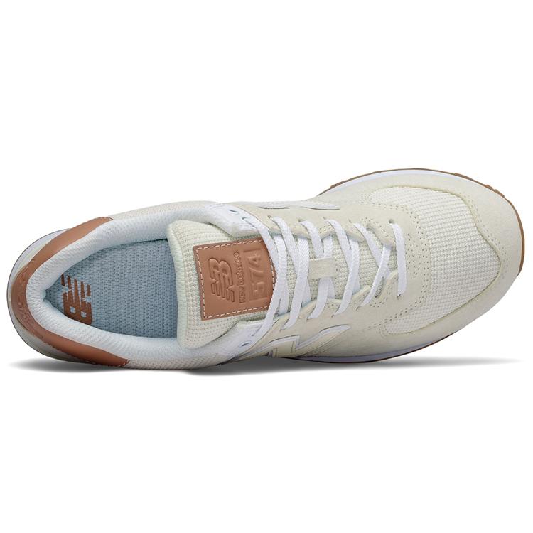 New New Balance 574 Ecru Tint White Mahogany ML574TYD