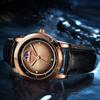 KIMSDUN Nové Sun God Golden Shidon Pánské hodinky Pánské hodinky Špičkové nemechanické hodinky Vodotěsné Quartz hodinky Moon Phase