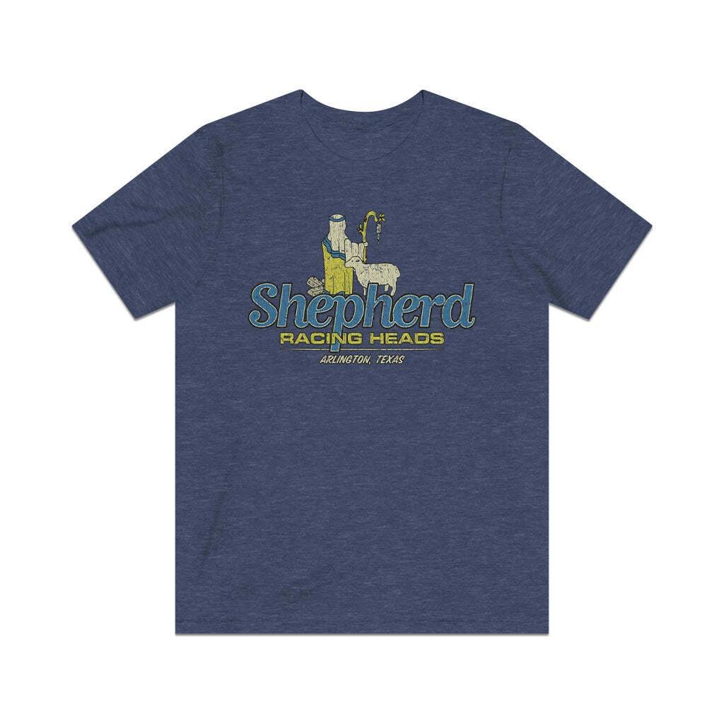 Shepherd Racing Heads 1972 Vintage Men s T shirt 4XL