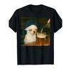 Funny Chihuahua Beer Meme Dog Reaction Humor Funny Dog Meme T-Shirt