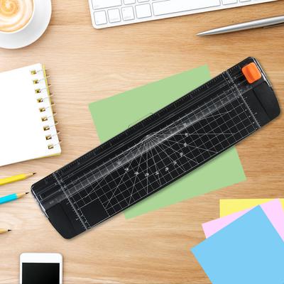 Aibecy bärbar papperstrimmer A4-storlek pappersskärare skärmaskin 12 tums skärbredd för hantverk