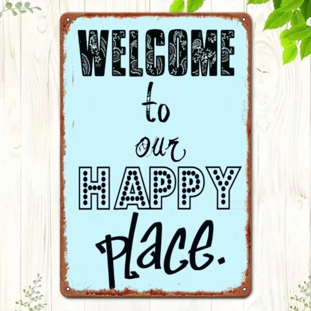 Retro Tin Metal Signs Decor Wall Art Vintage Plaque For Home Office Garage