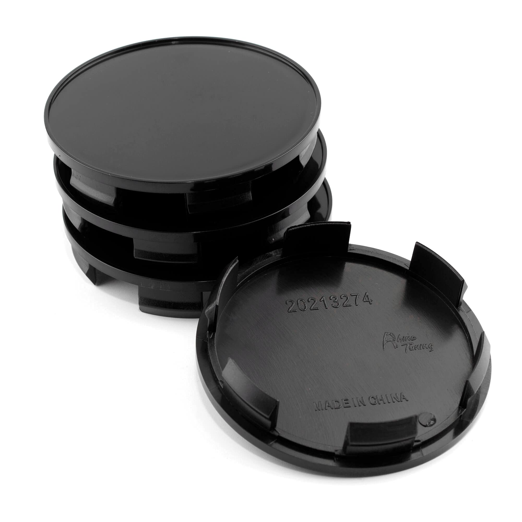 

Wheel Center Caps, 70mm Outer Diameter, 64mm Inner Diameter, 4 Pieces, Black, DIY Wheel Caps