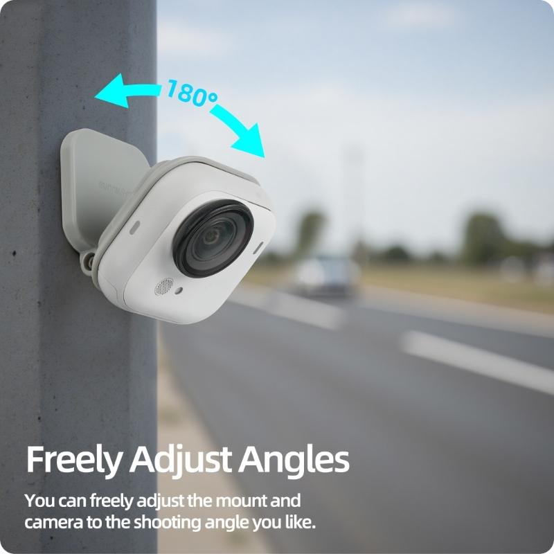 Magnetic Foldable Quick Release Mount For GO Ultra Action Camera MultiScene Shoot Portable Design Travel Friendly